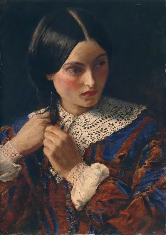 Kun en hårstrå - John Everett Millais