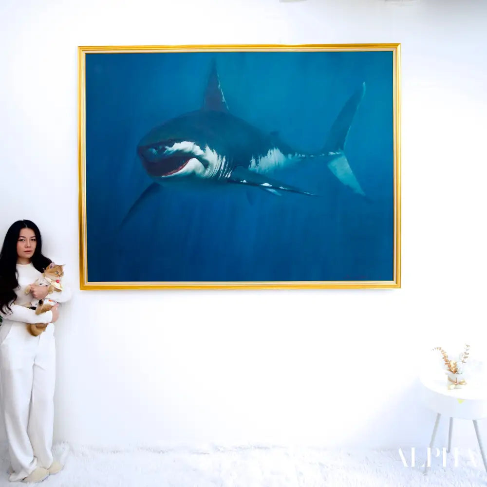 Shark – Somchai | 150 x 200 cm Reproductions de tableaux à la peinture à l’huile