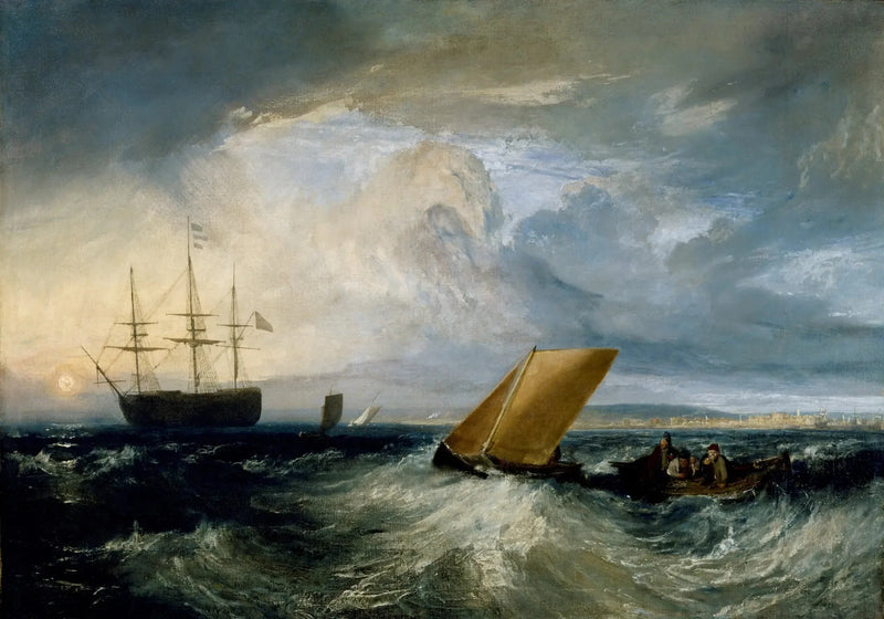 Sheerness set fra Nore - J. M. W. Turner