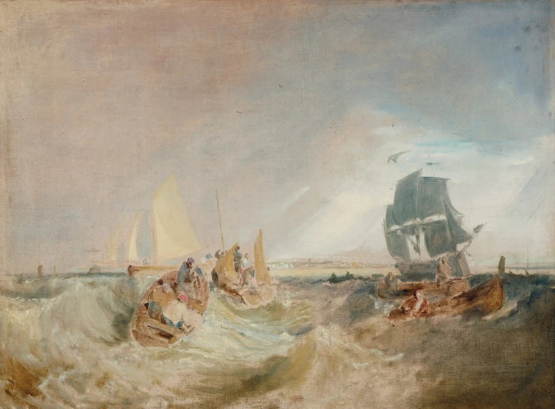 Skibsfart ved Themsens Munding - J. M. W. Turner