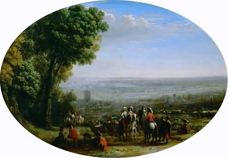 La Rochelle-stolen af Louis XIII - Claude Lorrain
