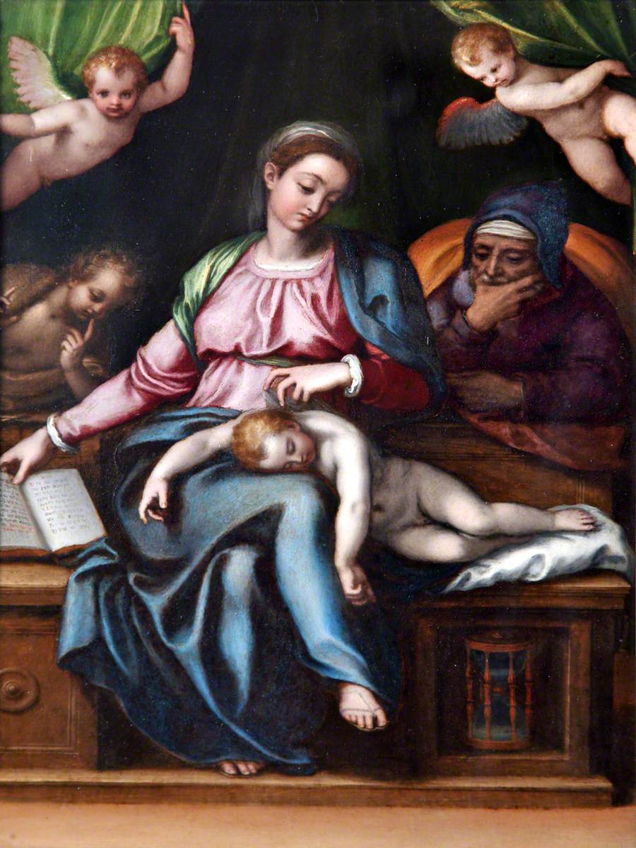 Silentium (copie d'après Michelangelo Buonarotti) - Lavinia Fontana image 1 tableau peint à l’huile sur toile