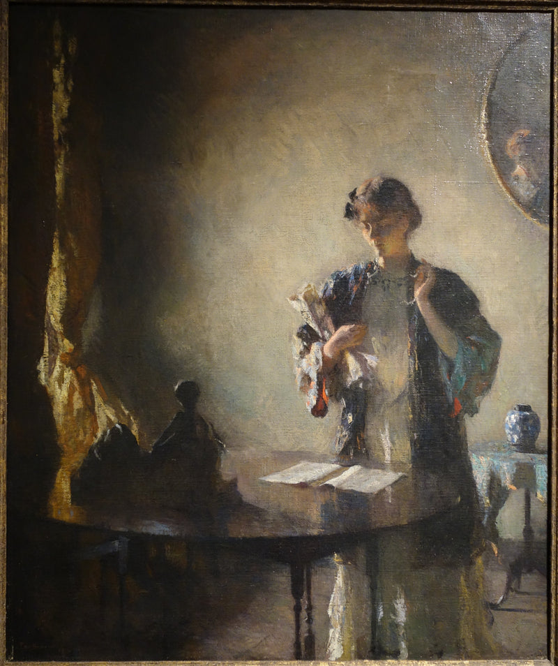 Silhuet i et værelse - Frank Weston Benson