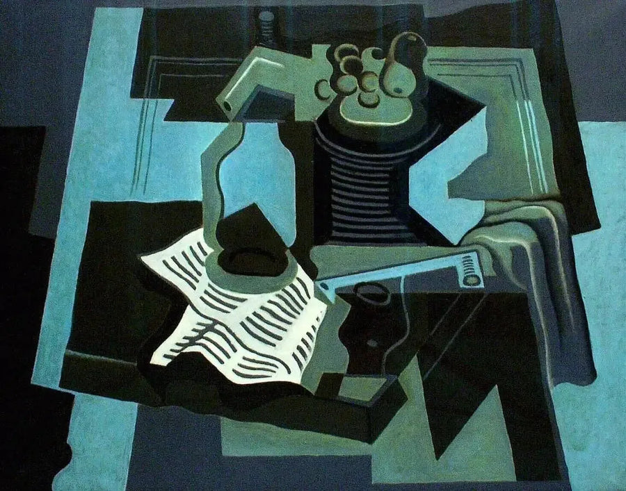 Siphon og frugtstativ - Juan Gris