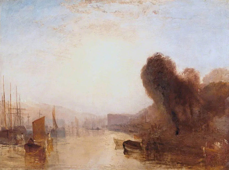 Skitse til 'East Cowes Castle, regattaen starter for deres fortøjninger' nr. 1 - J. M. W. Turner
