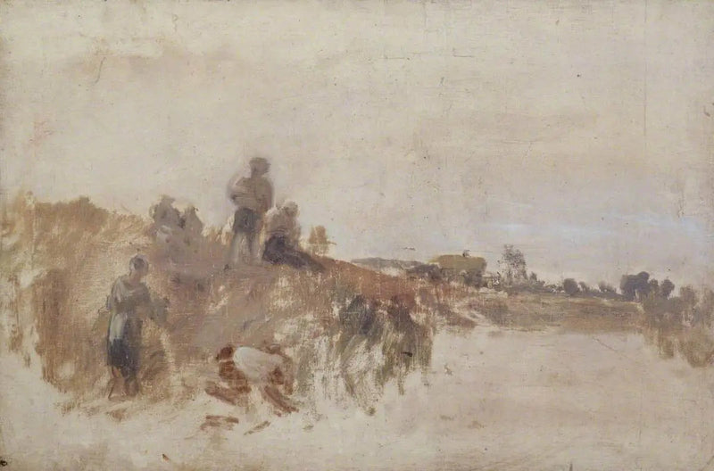 Skitse til 'Høstmiddag, Kingston Bank' - J. M. W. Turner