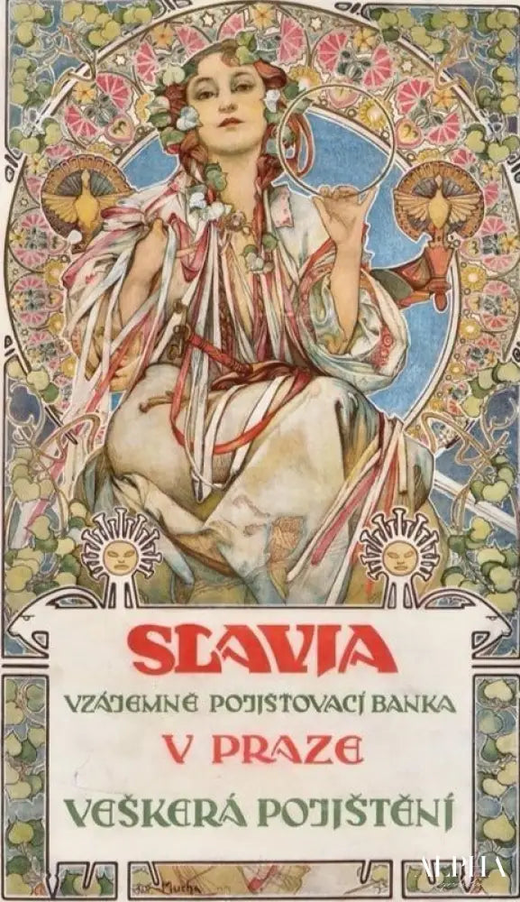 Slavia - Mucha - Reproductions de tableaux et peintures haut de gamme