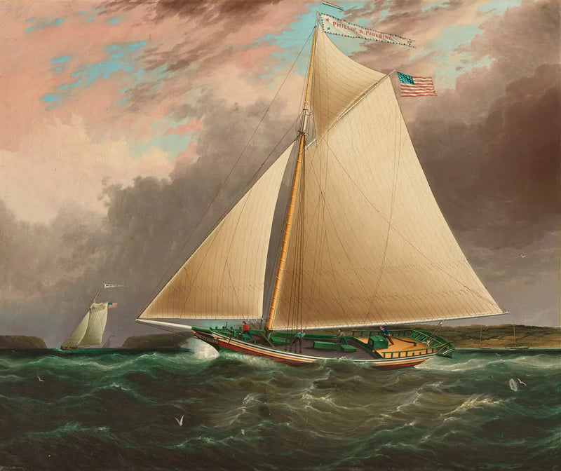 Sloop af Hudson Phillip R. Paulding - James E. Buttersworth