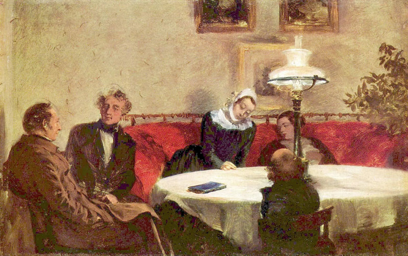 Abend-selskabet - Adolph von Menzel