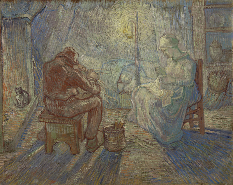 Aften (efter Millet) - Vincent van Gogh
