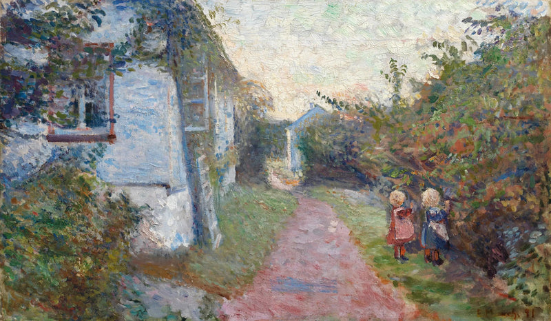 Sommeraften i Åsgardstrand - Edvard Munch
