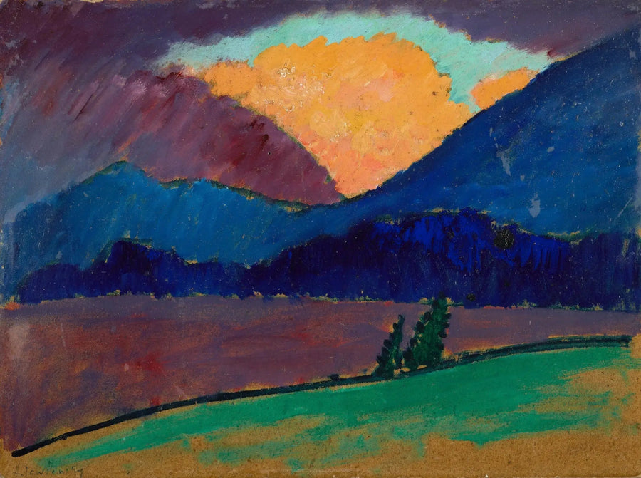 Sommeraften i Murnau - Alexej von Jawlensky