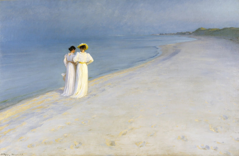 Sommeraften på Skagen-stranden - Peder Severin Krøyer