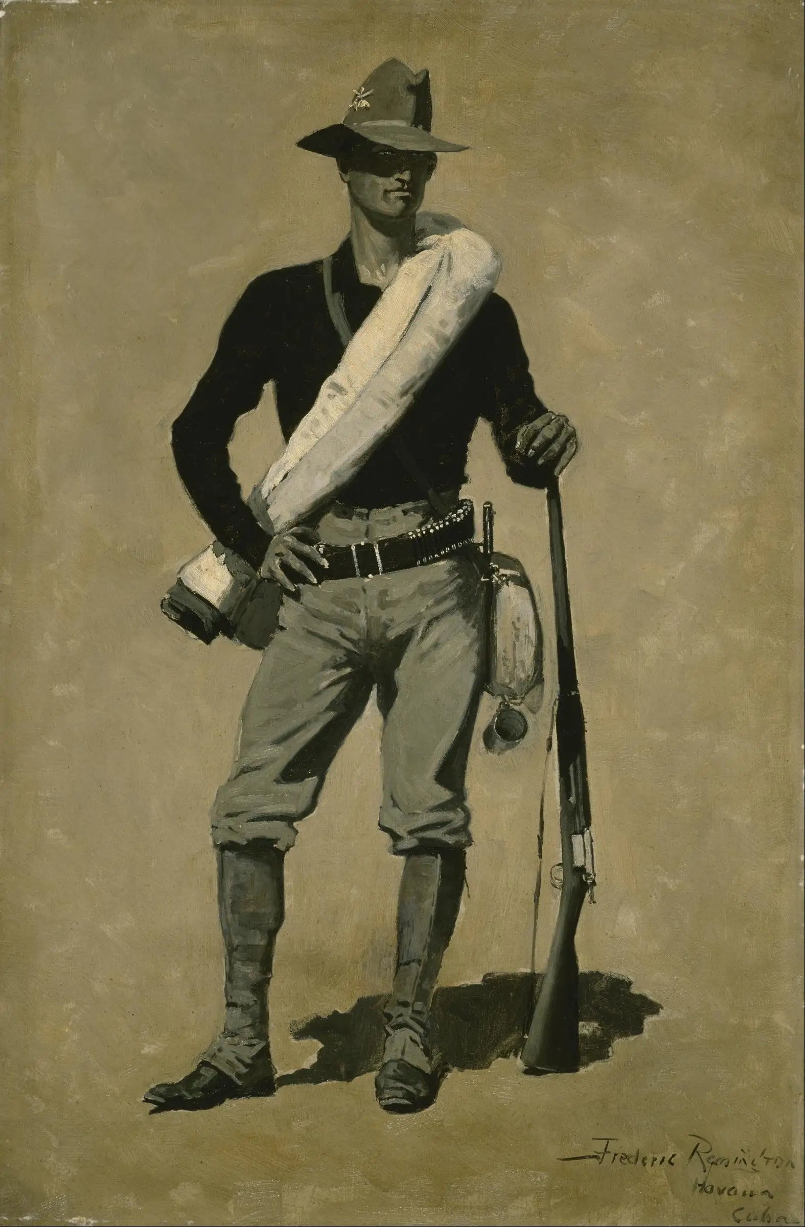 Soldat américain guerre hispano-américaine - Frederic Remington - Alpha Reproduction