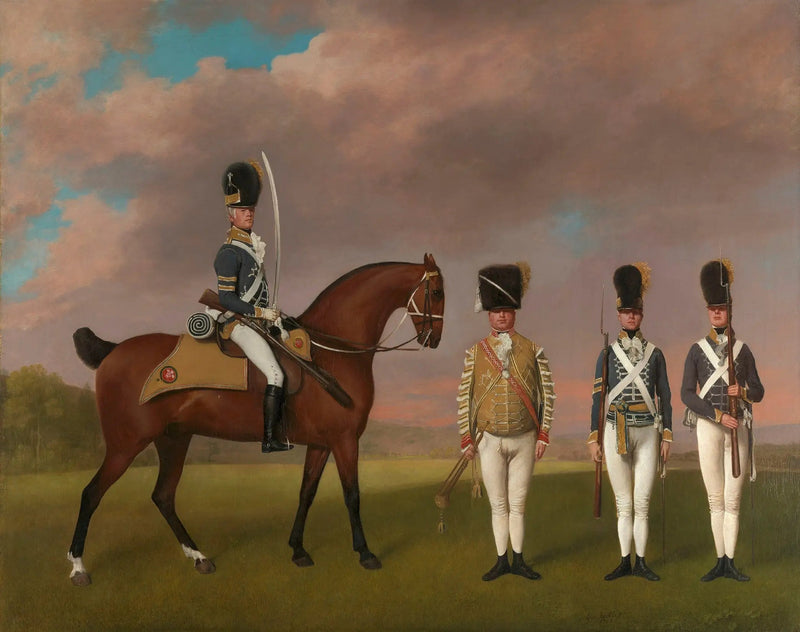 Soldater af 10. lette dragonregiment - George Stubbs