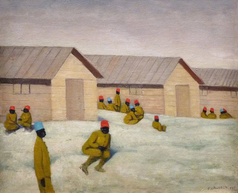 Soldater fra Senegal ved Mailly-lejr - Félix Vallotton