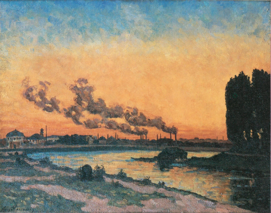 Solnedgang i Ivry - Armand Guillaumin