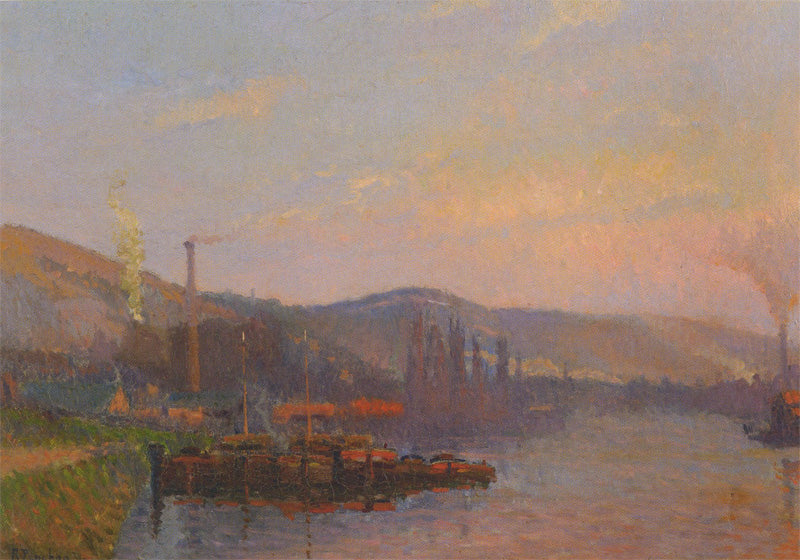 Solnedgang Le Pré-aux-Loups - Robert Antoine Pinchon