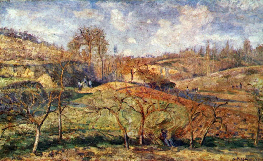 Marts sol, Pontoise - Camille Pissarro