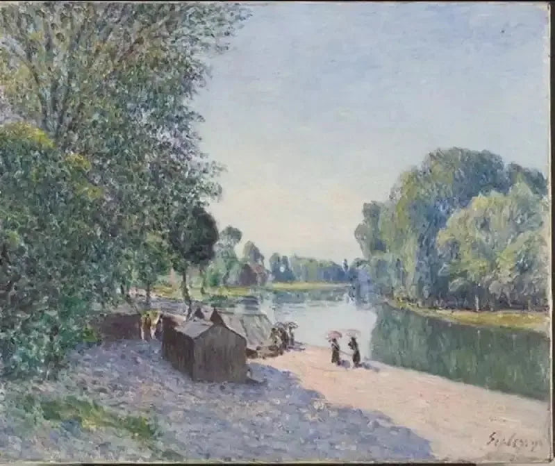 Morgenens sol - Alfred Sisley