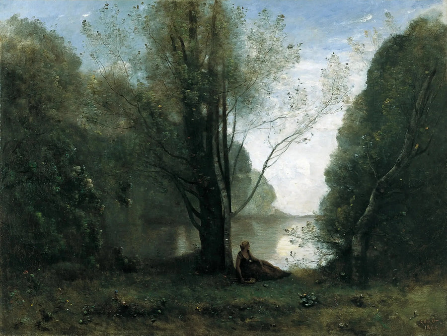 Ensomhed. Souvenir de Vigen, Limousin - Jean-Baptiste Camille Corot