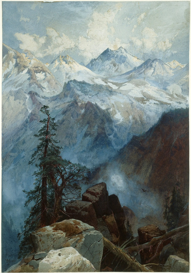 Toppen af Sierraerne - Thomas Moran