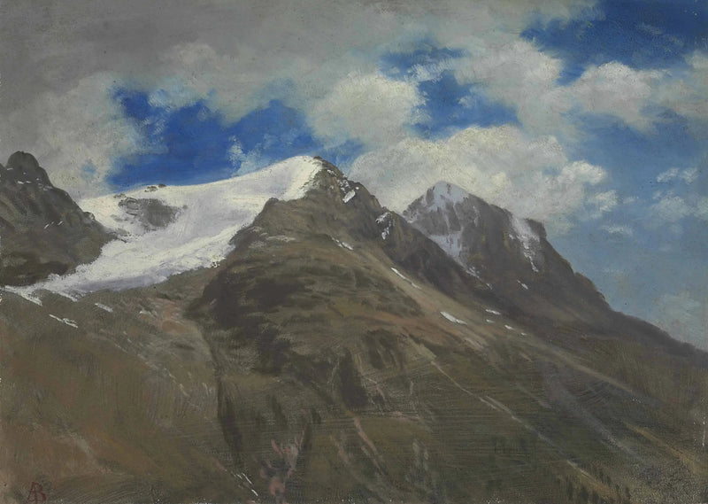 Rockies' Toppe - Albert Bierstadt