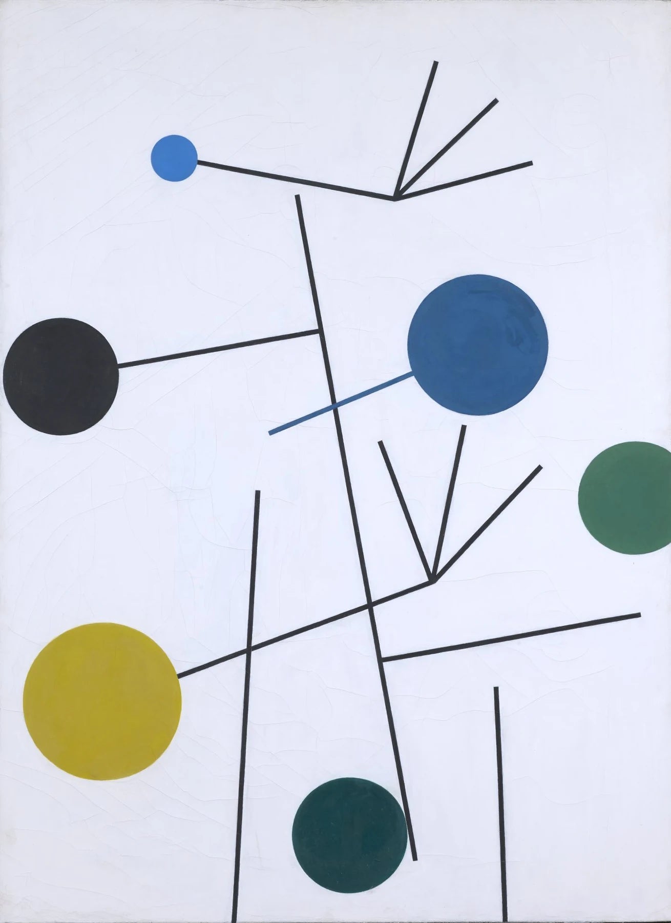 Équilibre*, peinture de Sophie Taeuber-Arp