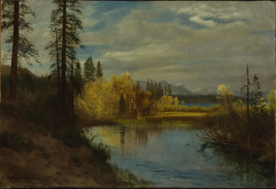 Udsigt over Lake Tahoe - Albert Bierstadt