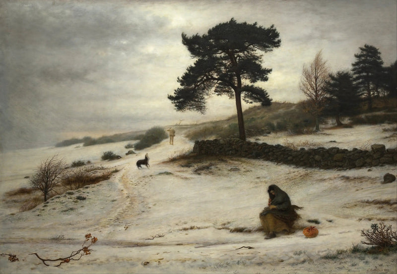 Souffle, souffle, vintervind - John Everett Millais