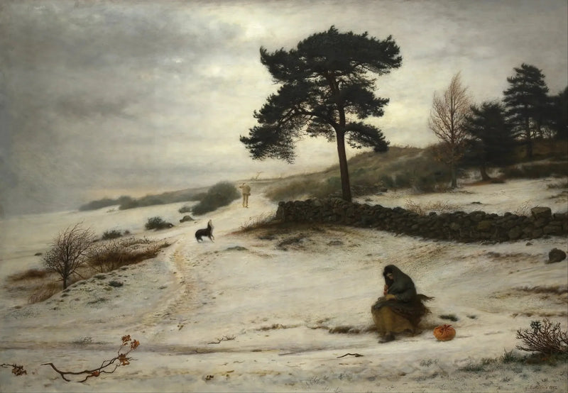 Souffle, souffle, vintervind - John Everett Millais