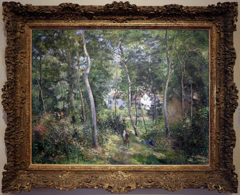 Underbush ved Hermitage, Pontoise / Bunden af Hermitage - Camille Pissarro