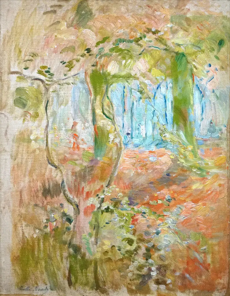 Skovbund om efteråret - Berthe Morisot