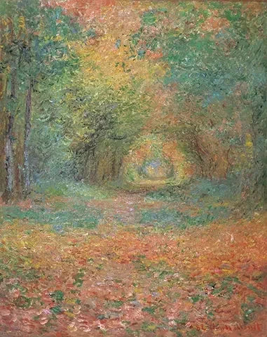 Underskov i skoven Saint-Germain W750 - Claude Monet
