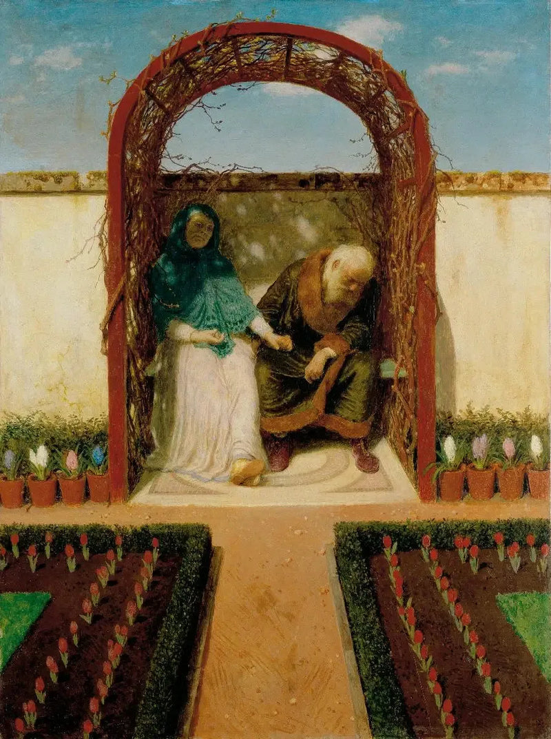 Under pergolaen - Arnold Böcklin