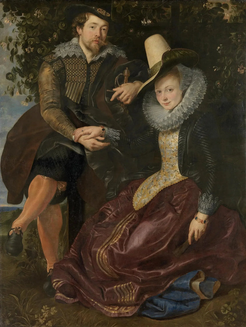 Under kaprifolietræet - Peter Paul Rubens