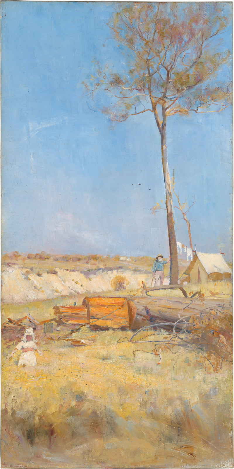 Under sydens sol (Camp du bûgger) - Charles Conder