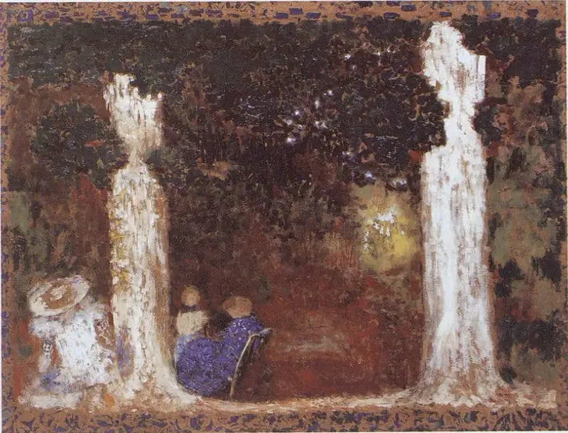 Under træerne - Édouard Vuillard