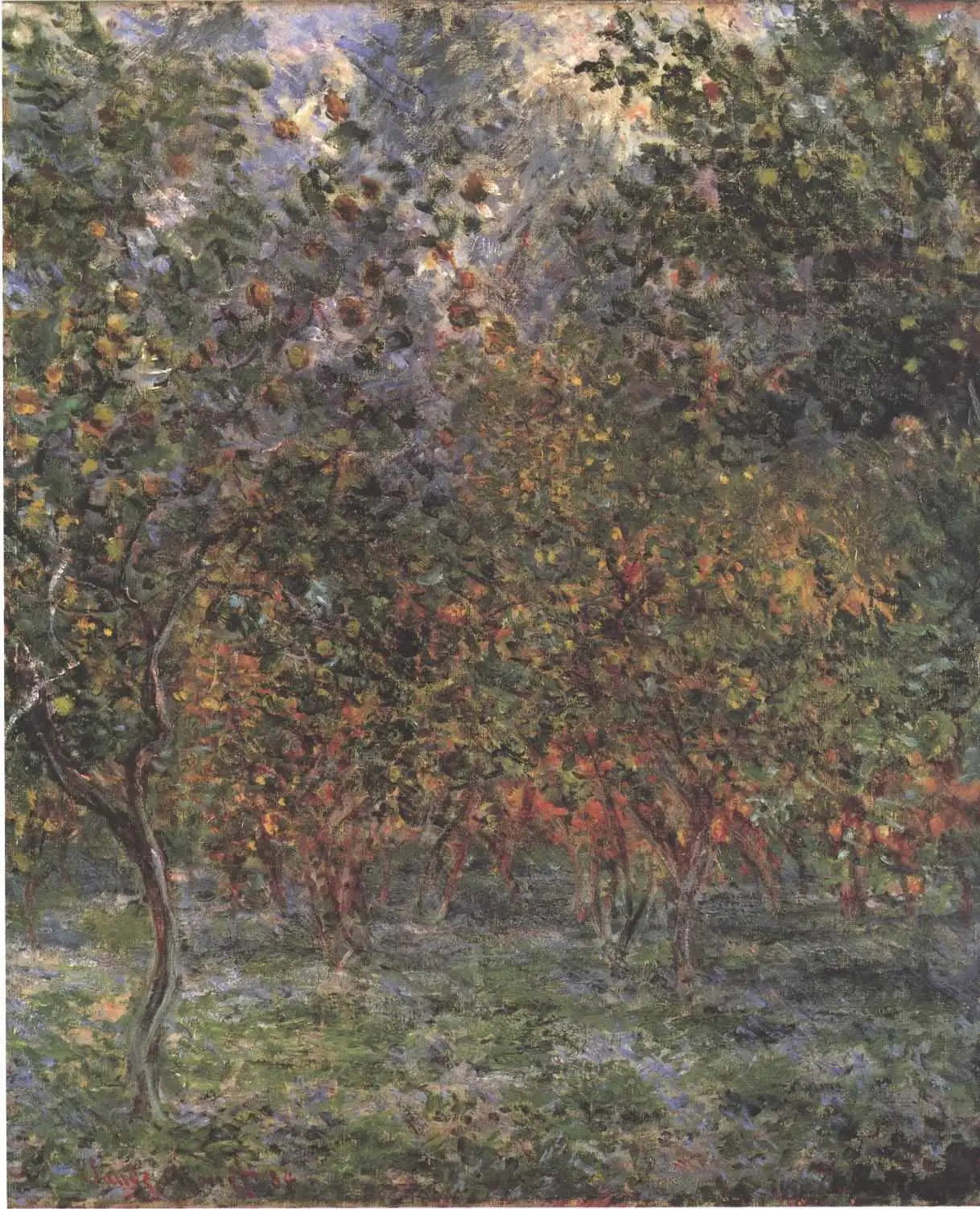 Reproduction du tableau « Sous les citrons - Claude Monet » par Alpha Reproduction en peinture à l’huile