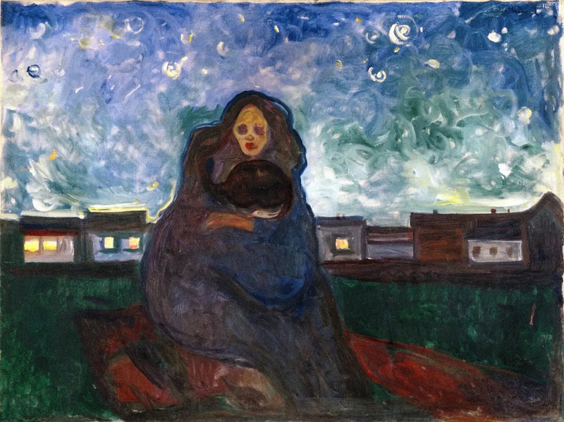 Under stjernerne - Edvard Munch