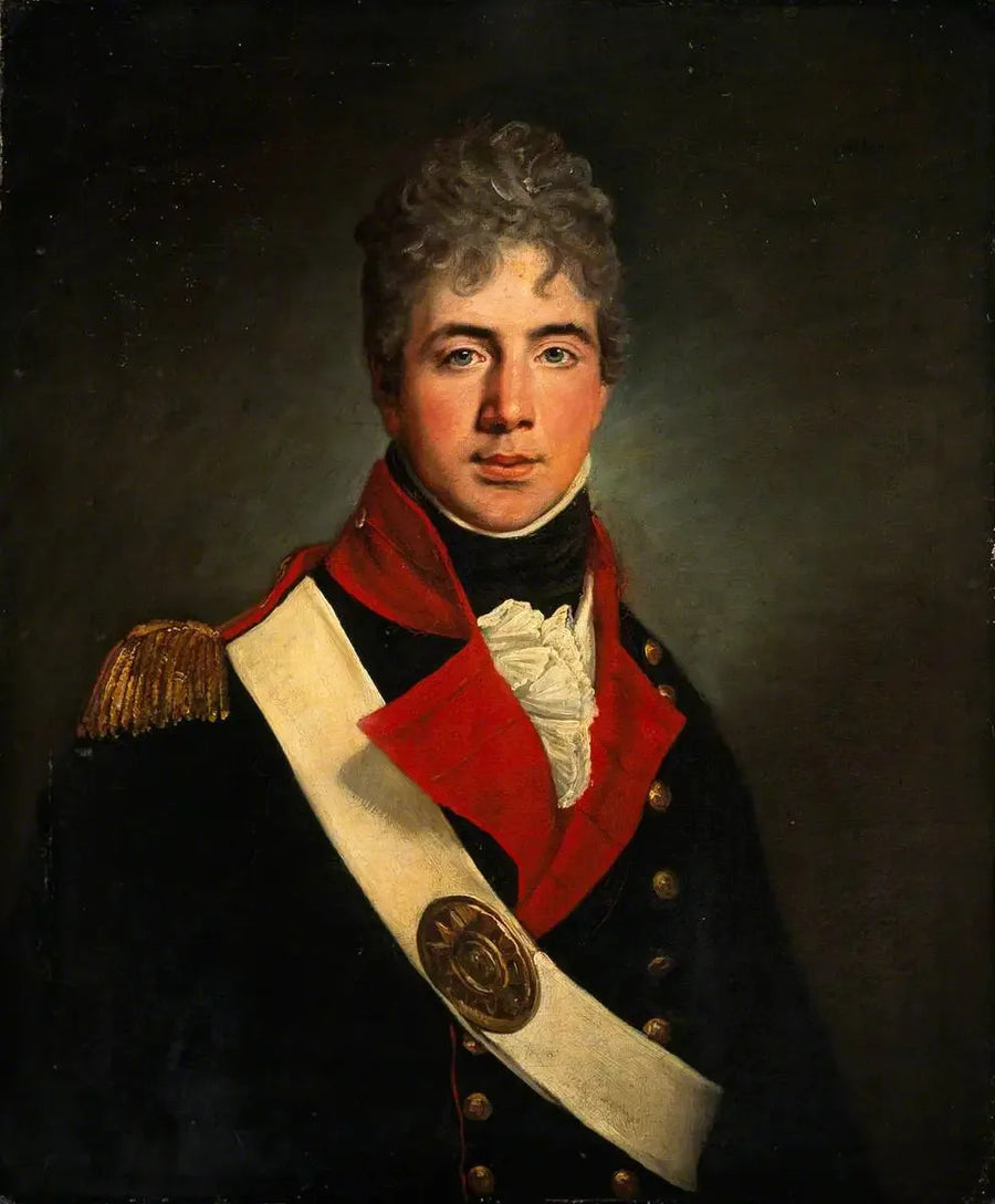 Sous-lieutenant (senere generalmajor) Adam Fife Crawford (1787–1864), Royal Artillery - Henry Raeburn