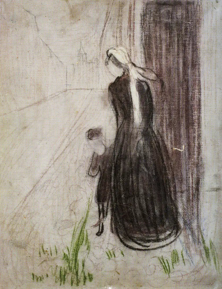 Barndomsminde - Edvard Munch