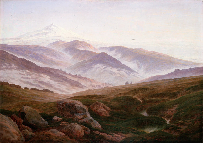 Minder i Kæmpebjergene - Caspar David Friedrich