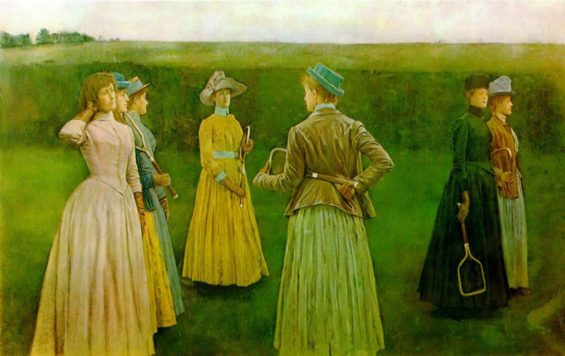 Souvenirs - Tennis på græs - Fernand Khnopff