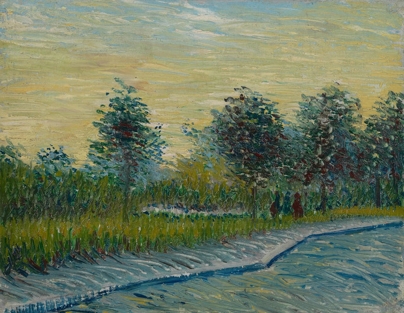 Square Saint-Pierre ved solnedgang - Vincent van Gogh