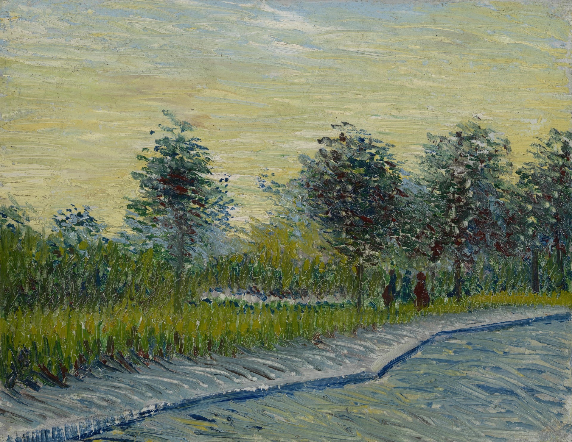 Square Saint-Pierre au coucher du soleil F275 de Vincent van Gogh, Van Gogh Museum
