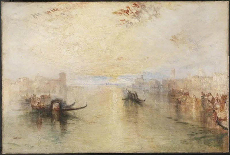 St Benedetto, Udsigt mod Fusina - J. M. W. Turner