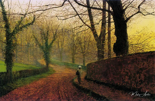 Stapleton Park près de Pontefract Sun - John atkinson grimshaw - Reproductions de tableaux et peintures haut de gamme