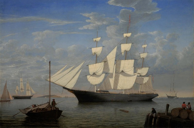 « Starlight » i havnen - Fitz Henry Lane