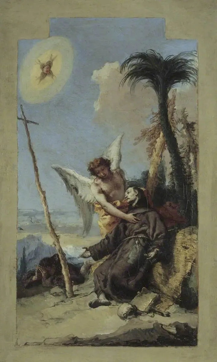 Stigmatisering af Sankt Frans - Giovanni Battista Tiepolo